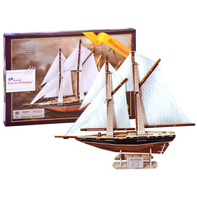 3D Puzzle – Plachetnica BLUENOSE